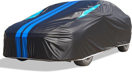 Car Covers for Automobiles, 6 Layers Car Cover Waterproof All Weather, Outdoor Car Cover Sun UV Rain Snow Wind Protection, Full Exterior Cover Fit for 181"(181 * 73 * 65 inch) SUV