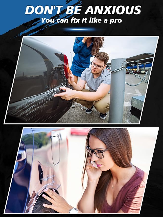 SYOAUTO White Touch Up Paint for Cars White Car Touch up Paint Auto Scratch Repair Pen Brush and Tip 2 in 1 Repair Pen 0.4 oz