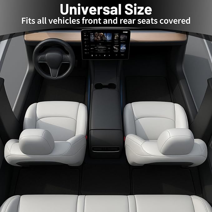 WILLBOND 10 Pcs Self Adhesive Disposable Car Floor Mats, 15.7"x19.6" Felt Auto Floor Protectors for Car Detailing & Wash, Mechanics, Rentals, Work Boots, Sand, Dust and Dirt Protection