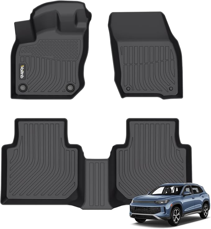 Wailtnb-Mats for Volkswagen Tiguan 2025-2026 Floor Mat All Weather Floor Liner Car Mat for Tiguan Custom Fit Automotive Full Set Accessories