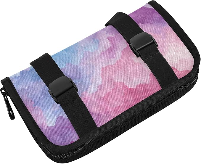 Car Visor Tissue Holder Mask Holder for Car, Car Tissue Box Sun Visor Napkin Holder Car Visor Accessories Adjustable Straps Reusable Durable Easy to Install Colorful Tie Dye