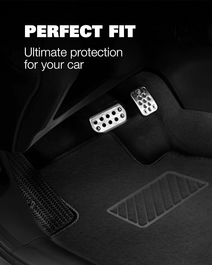 Floor Mats for Honda Accord 2013-2017 - Tailored 3D Fit - Front & Rear Set of 4 - Anti-Slip Backing - 22oz Carpet Mat Heavy Duty - All Weather Car Liner Floormats (Honda Accord IX)
