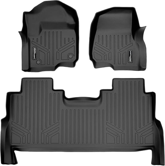 MAXLINER Floor Mats 2 Row Liner Set Compatible with 2017-2025 Ford F-250