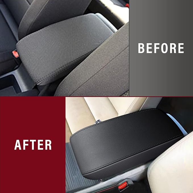 AOMSAZTO Armrest Covers for Honda Civic 2006-2011 Black | Wateproof and Anti-scratch console cover