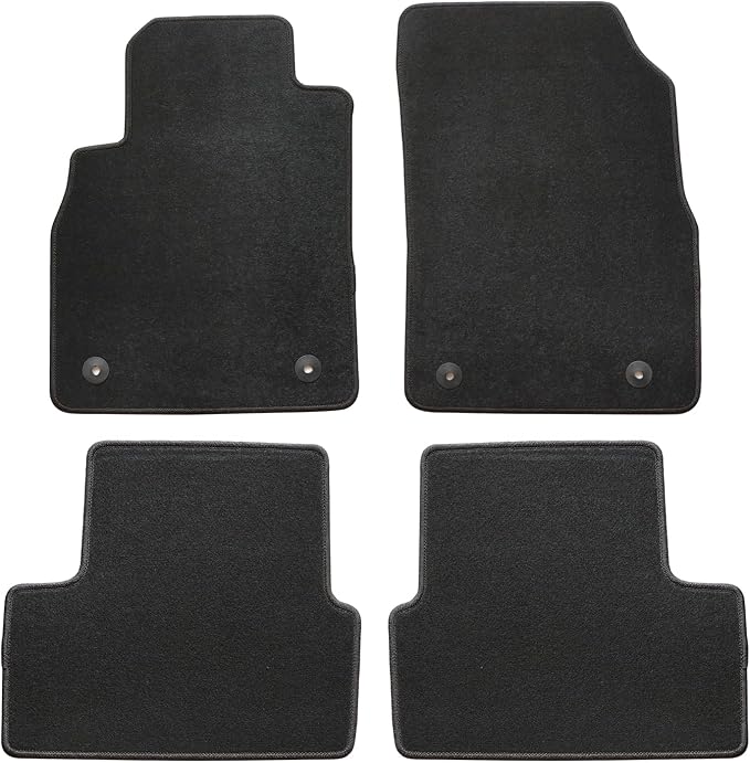GXARTS Waterproof Car Floor Mats Velour Carpet Full Set Fit for Chevrolet Cruze Cruze NG Cruze Limited 2010 2011 2012 2013 2014 2015 2016 | All-Weather Protect ，with Anti-Skid Retaining Buckle