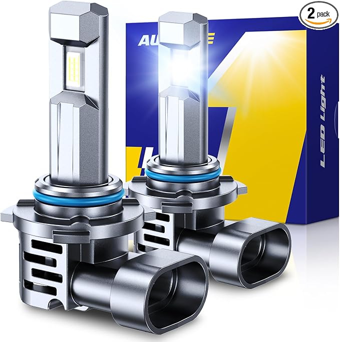 AUTOONE 9006 Light Bulbs, 700% Brighter 40000 Lumens HB4 Powersport Fog Lamp, 6000K White, Quick Installation, Pack of 2