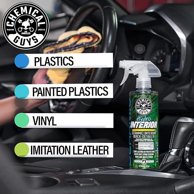 Chemical Guys 16-Piece Arsenal Builder Ceramic Car Wash and Protection Kit | With foam gun, bucket, and 6 x 16 oz chemicals, complete hydro ceramic wash system with foam blaster