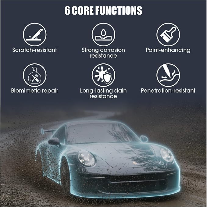 Car Paint Protection Film - Clear 7.5-Mil TPU Self-Healing PPF, Anti-Scratch Protective Wrap for Pickup Trucks, SUVs & Cars, Waterproof & Stain-Resistant, 5ft x 50ft Roll