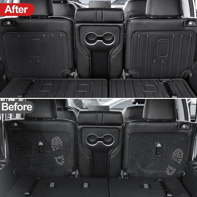 Backrest Mat for Honda Pilot 2023-2025 2026, 2nd Kick Mats for Acura MDX 2022-2026
