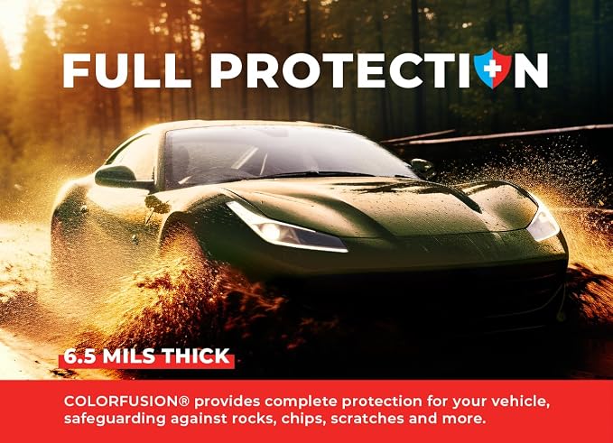 ColorFusion PPF by VViViD, Gloss Dark Olive Green Dry Apply PPF Vinyl Car Wrap Roll 60ft x 5ft