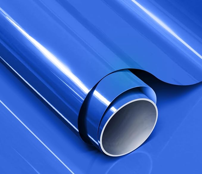 ColorFusion PPF by VViViD, Gloss Shark Blue Dry Apply PPF Vinyl Car Wrap Roll 60ft x 5ft