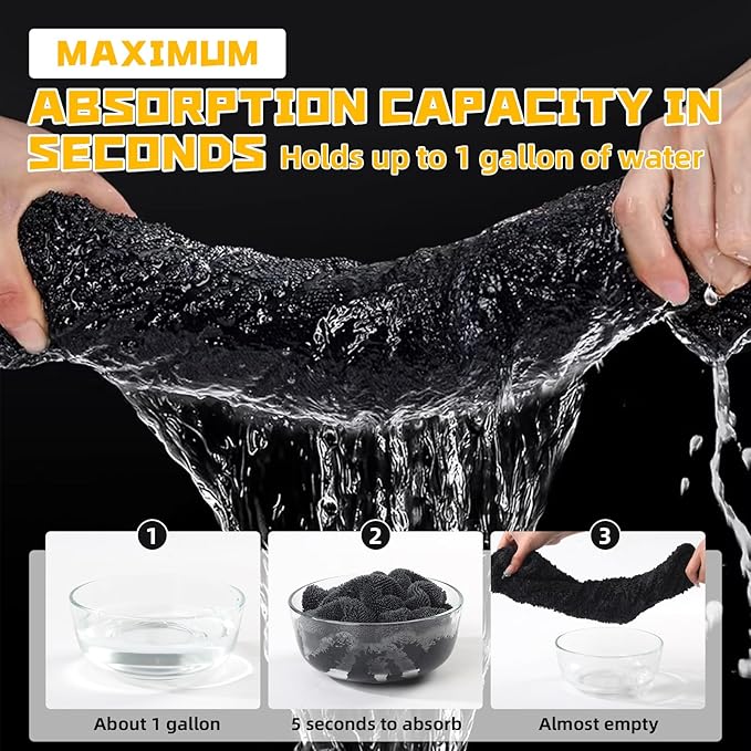 2 Pack Double-Twist Pile 1300gsm Microfiber Car Drying Towel, (36"X24") Extra Large Highly Absorbent Drying Towel, Lint‑free & Scratch‑free Car Wash Towels for Auto Detailing, Cars Wash, SUV, Trucks