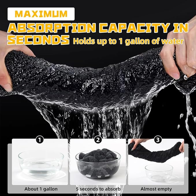 2-Pack Double-Twist Pile Microfiber Towels for Cars 1300 GSM Car Drying Towels (23.62" x 15.75") Ultra Absorbent Microfiber Towel, Streak-Free & Scratch-Free Car Cleaning Supplies with Edgeless Design