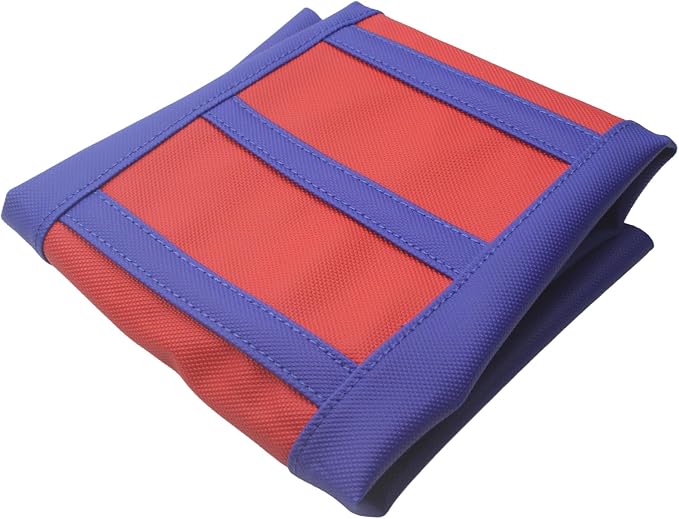 Universal Motorcycle Seat Cover Non-Slip Suitable Rubber Striped Seat Covers Soft for YZ125 YZ250 YZ450F WR250F WR450F TTR230 YZ TTR WR 125 250 Dirt Pit Bike Motocross Off Road Motorbike (Blue+Red)