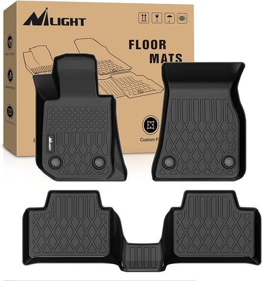 Nilight TPE Floor Mats for BMW 3 Series G20 330i 330i xDrive RWD Sedan Only 2019 2020 2021 2022 2023 2024 2025 All Weather Custom Fit Heavy Duty Floor Liners
