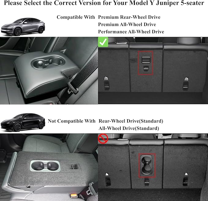 SUPER LINER 2025 2026 Tesla Model Y Juniper Floor Mats & Accessories & Extra-Thick TPE Cargo Liners, 9 PCS CabinProtect™ Pro Kit Full-Cabin Protection System(Only fit Premium&Performance)