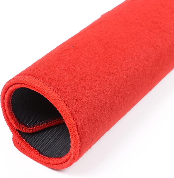 Fit 2006-2011 Honda Civic Floor Mat Nylon Red | IKON MOTORSPORTS, Factory Fitment Front & Rear Car Floor Mats Liner Carpets Replacement 3PC
