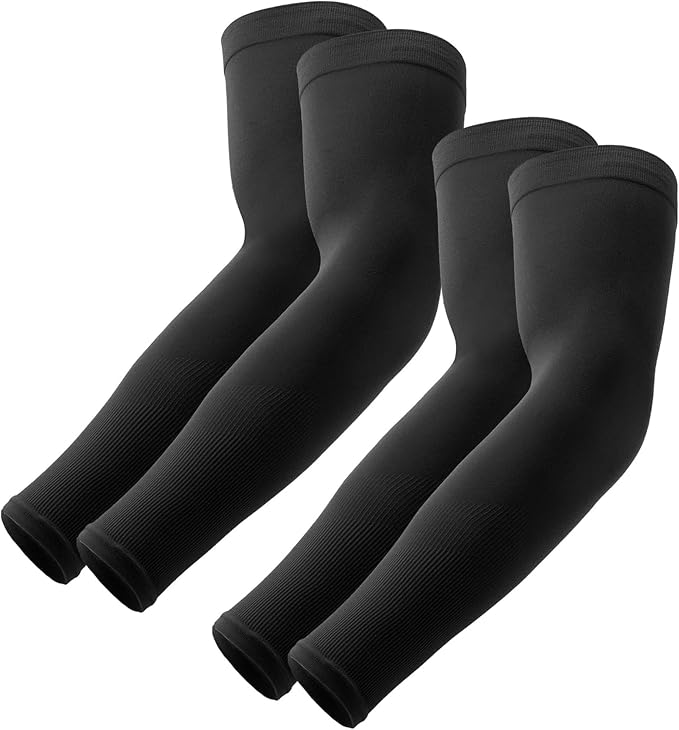 OutdoorEssentials UV Sun Sleeves for Men & Women, Cooling Arm Sleeves UPF 50+ | Golf, Tattoo Cover Up, Sun Protection