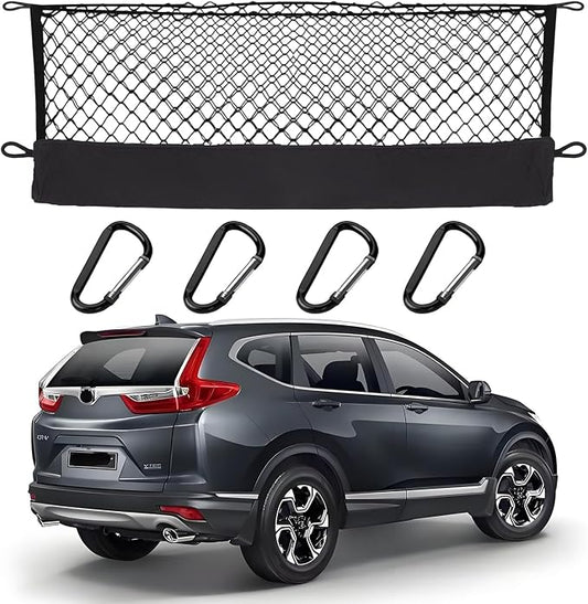 Envelope Style Cargo Net Compatible with Honda 2026-2023 CR-V 2-Row CRV 2026 2025 2024 2023, Only for 5 Seat Trunk Car Rear Tailgate Touring Netting