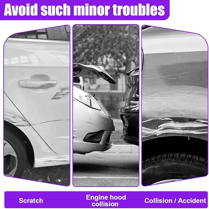 32Ft (10M) Car Door Edge Protector (Clear-5M) | Self-Adhesive Scratch Resistant U Shape Door Edge Guard Decoration, Anti-Collision Car Door Trim Strip for Truck, SUV, Sedan