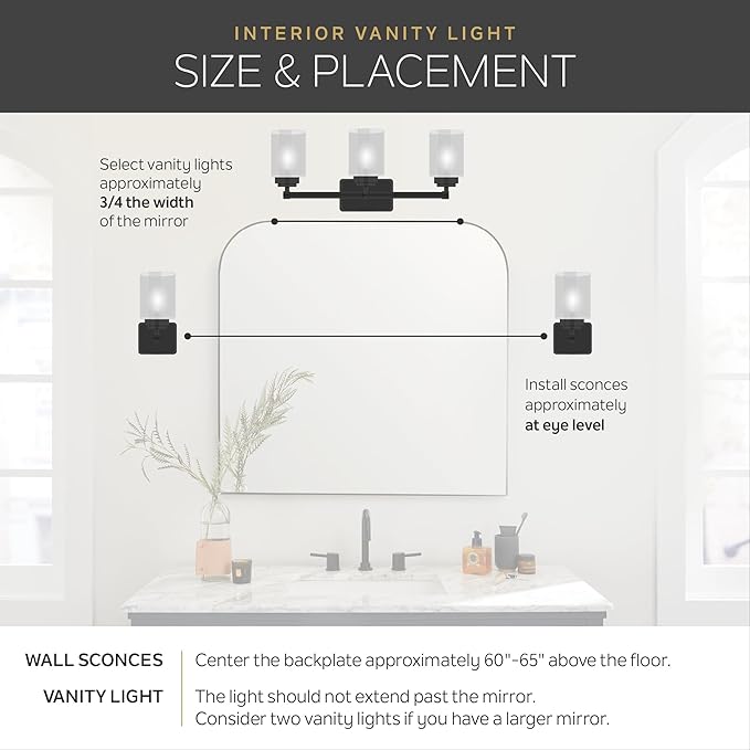 Kichler 8-Light Linear Bathroom Vanity Light Fixture, 48" Chrome Bath Bar for Mirror Lighting with 60W Medium Base Bulbs, Modern Transitional Style (48" W x 4.25" H x 2" D), 626CH