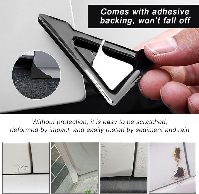 2 PCS Car Door Edge Guards, Anti-Collision Auto Front Door Corner Cover Decor Trim, Anti-Scratch Door Edge Scratch Gaurd Protector for Car Truck SUV, Car Accessories