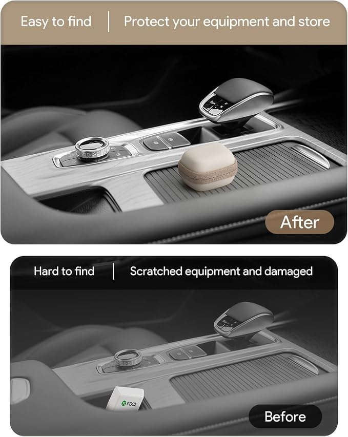 Case for FIXD Car Diagnostic Tool, Bluetooth OBD2 Scanner Diagnostic Tool | Mini Compact Portable Storage Bag, Shockproof Waterproof, Only Case