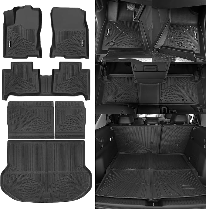 Naibeve Floor Mats for 2015-2021 Lexus NX | All Weather Custom Fit Floor Mats, Cargo Mat, Backrest Mats, NX200t/NX300/NX300h Interior Protector accessories