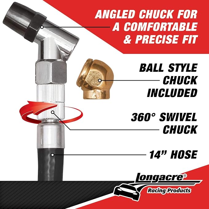 Longacre 52-52024 0-30 PSI Tire Pressure Gauge, 2 Inch