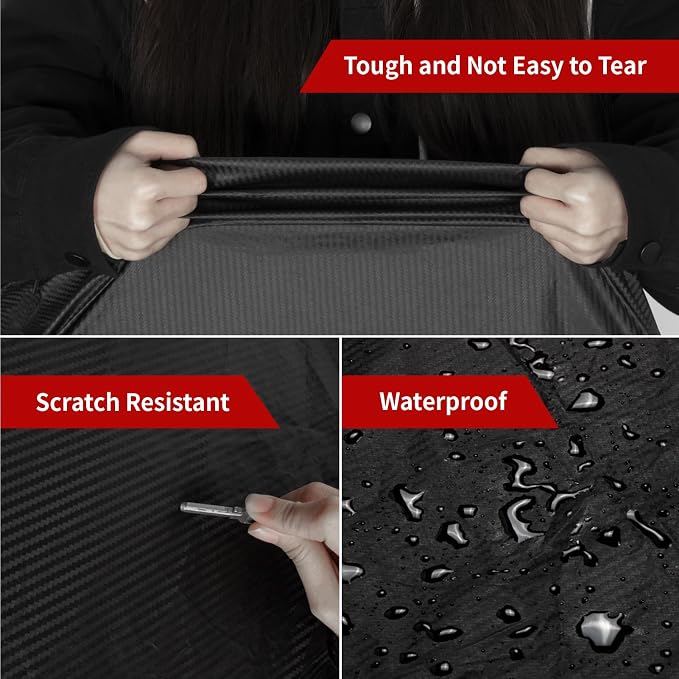 Car Covers for Automobiles, 6 Layers Car Cover Waterproof All Weather, Outdoor Car Cover Sun UV Rain Snow Wind Protection, Full Exterior Cover Fit for 181"(181 * 73 * 65 inch) SUV