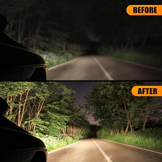 POLIWELL Headlight Restoration Kit 3 Easy Steps to Restore Sun Damaged Headlights Polish Headlights Lens Restore Cleaner DIY Polishing, Sanding Discs, Scouring Pads for Electric Drill, Total 24Pack