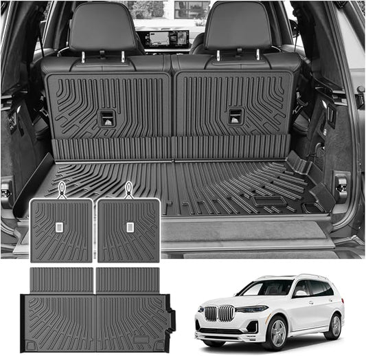 Cartist Cargo Liner for BMW X7 2019-2026, All Weather Cargo Mats for X7 Accessories, Heavy Duty TPE Trunk Mat, Car Accessories