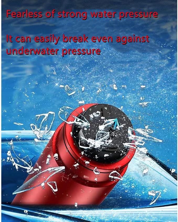 HHXS Car Glass Breaker and Seatbelt Cutter 4 Pack,Car Window Breaker Tool, Car Safety Hammer Escape Hammer with Tempered Glass Sample Universal Safe Hammer Emergency Hammer for Car(Red)