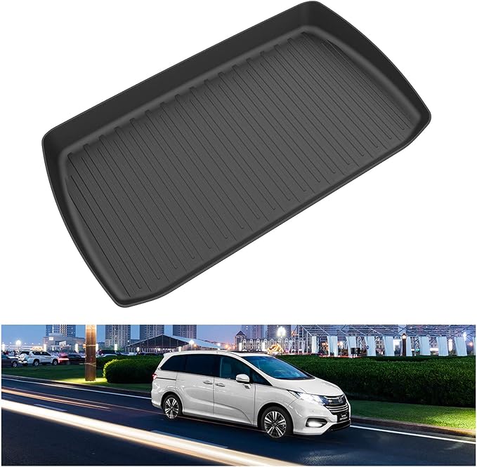 Kiwi Master Cargo Mat for 2018-2026 Honda Odyssey | Custom Fit, All Weather Rear Cargo Liner, Heavy Duty TPE Tray Trunk Mat, Black