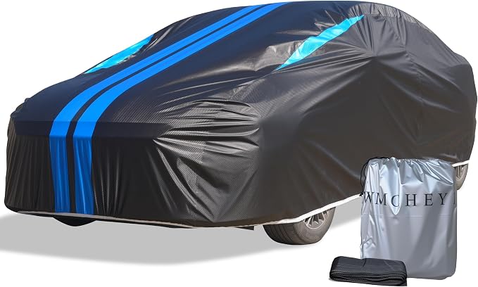 Car Covers for Automobiles, 6 Layers Car Cover Waterproof All Weather, Outdoor Car Cover Sun UV Rain Snow Wind Protection, Full Exterior Cover Fit for 189"(189 * 73 * 65 inch) SUV