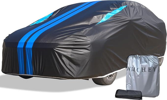 Car Covers for Automobiles, 6 Layers Car Cover Waterproof All Weather, Outdoor Car Cover Sun UV Rain Snow Wind Protection, Full Exterior Cover Fit for 189"(189 * 73 * 65 inch) SUV