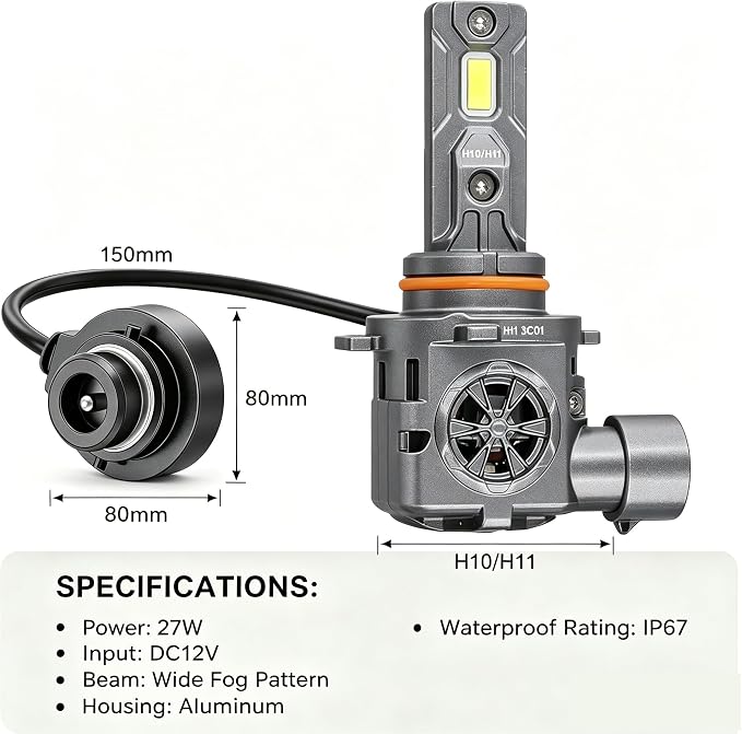 Termitor Latest 9005 H11 Light Bulbs Combo, H9 HB3 Halogen for Off-road