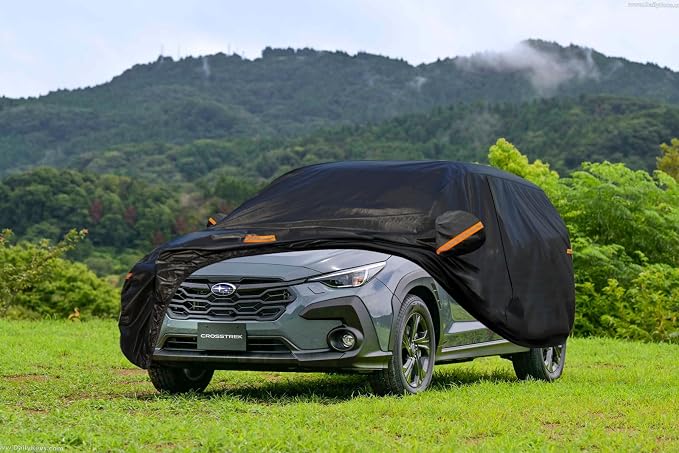 Kayme 7 Layers SUV Car Cover Custom Fit for Subaru Crosstrek (2017-2025) Waterproof All Weather for Automobiles, Outdoor Full Cover Rain Sun UV Protection.
