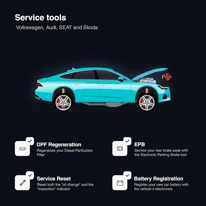 Carista OBD2 - Bluetooth OBD2 Scanner and App - Car Scanner Diagnostic Tool and Code Reader with Access to Diagnostics, Customizations, Service Tools, and Live Data