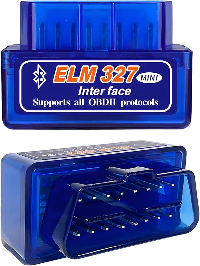2 PCS ELM327 OBDII Car Auto Diagnostic Scanner, Professional ELM327 Bluetooth Failure Detector Scan Diagnostic Tool, Mini Wireless OBD2 Engine Fault Code Reader for Android Windows