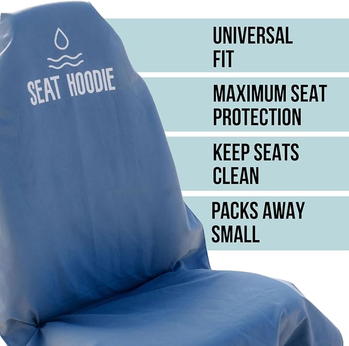 Car Seat Towel | Premium Microfiber Towel Seat Covers for Cars | Universal Fit & Machine Washable | Portable Car Seat Towel Cover After Gym, Yoga, Beach Grey