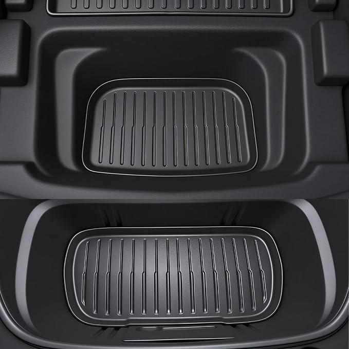 SUPER LINER Tesla Model Y Juniper 2025 2026 Floor Mats & Cargo Liners Full Set 10 PCS Extra-Thick TPE CabinProtect™ for 5-Seater | All-Weather Pet & Child-Friendly Accessories(Not for Standard)