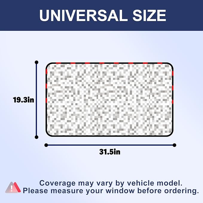 XCBYT Car Side Window Shades, 100% Blackout Car Privacy Covers 2 Pack | Silver side reflects UV & sun protection for passengers, Magnetic fits metal frames, Ideal for kids and pets cool