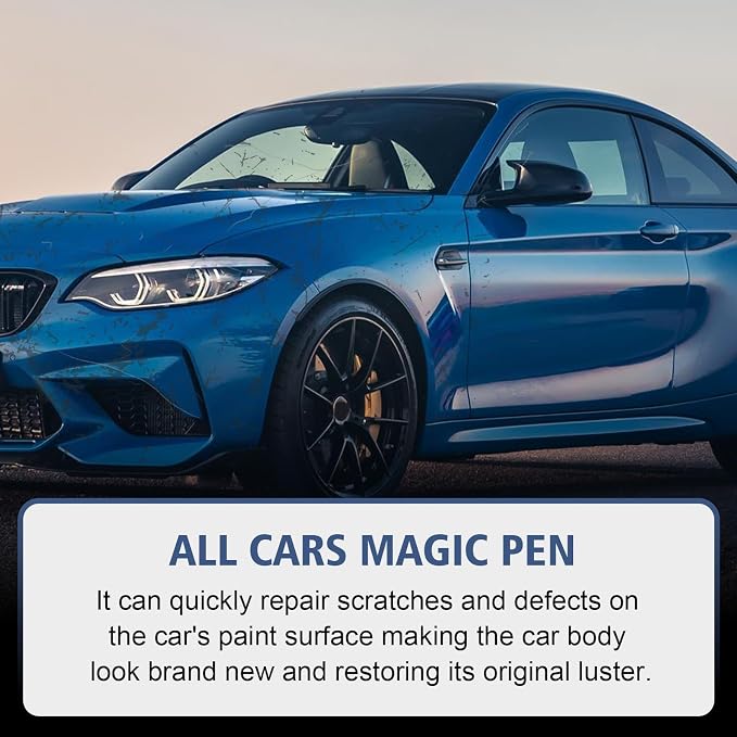 Magic Car Scratch Remover Pen – Quick & Easy Paint Repair for All Vehicles, Fix Scratches, Chips & Scuffs Instantly, Waterproof & UV Resistant Touch-Up Pen, Fits All Car Colors, Long-Lasting Shine (2)