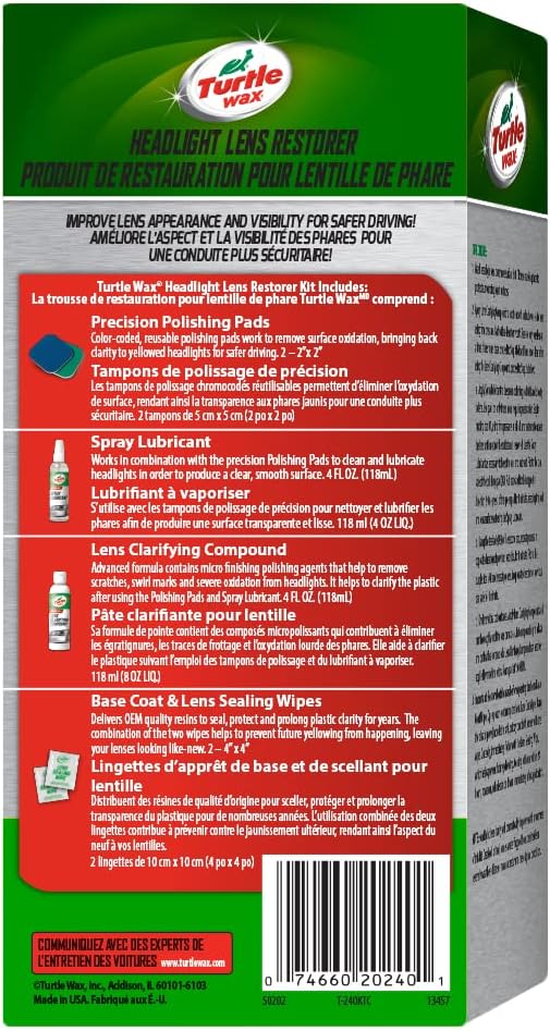 Headlight Lens Restoration Kit