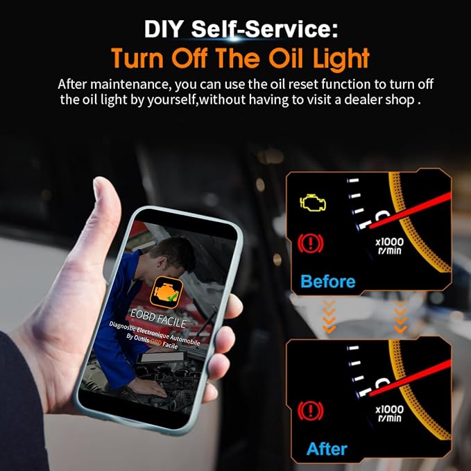 iCar2 BLE 4.0 OBD2 Bluetooth Adapter Auto Scanner Car Diagnostic Tools Engine System Diagnostic Tools for Android/iOS (Black/Orange)