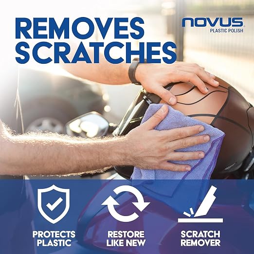 NOVUS-PK64 | Plastic Clean & Shine #1, Fine Scratch Remover #2, and Heavy Scratch Remover #3 | 64 Ounce Bottles