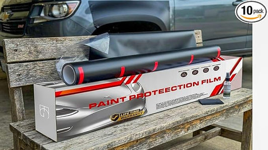 CYBERSKIN Shield BY EG Film-Matte Black PPF - TPU Paint Protection Film, 8.5 Mil Thickness, 60" x 10ft Roll - Self-Healing & Anti-Scratch