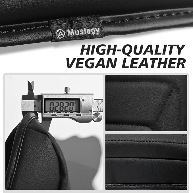 Muslogy Center Console Armrest Cover Fit for GMC Terrain 2025 2026 Accessories, Comfort Armrest Pad Console Lid Cushion Vegan Leather Regular Thick