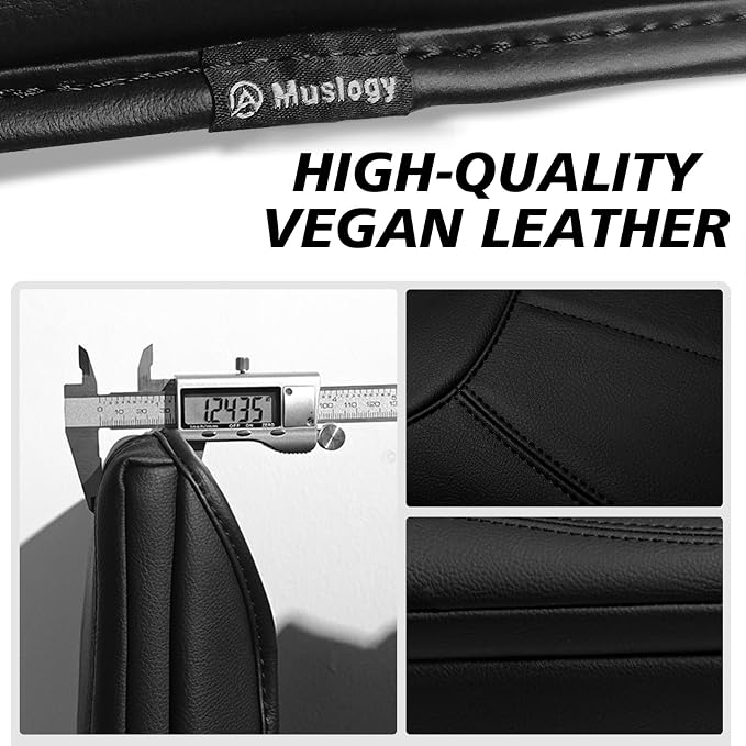 Muslogy Center Console Armrest Cover Fit for Ford Expedition 2025 2026 Accessories, Comfort Armrest Pad Console Lid Cushion Vegan Leather 1-Inch Extra Thick